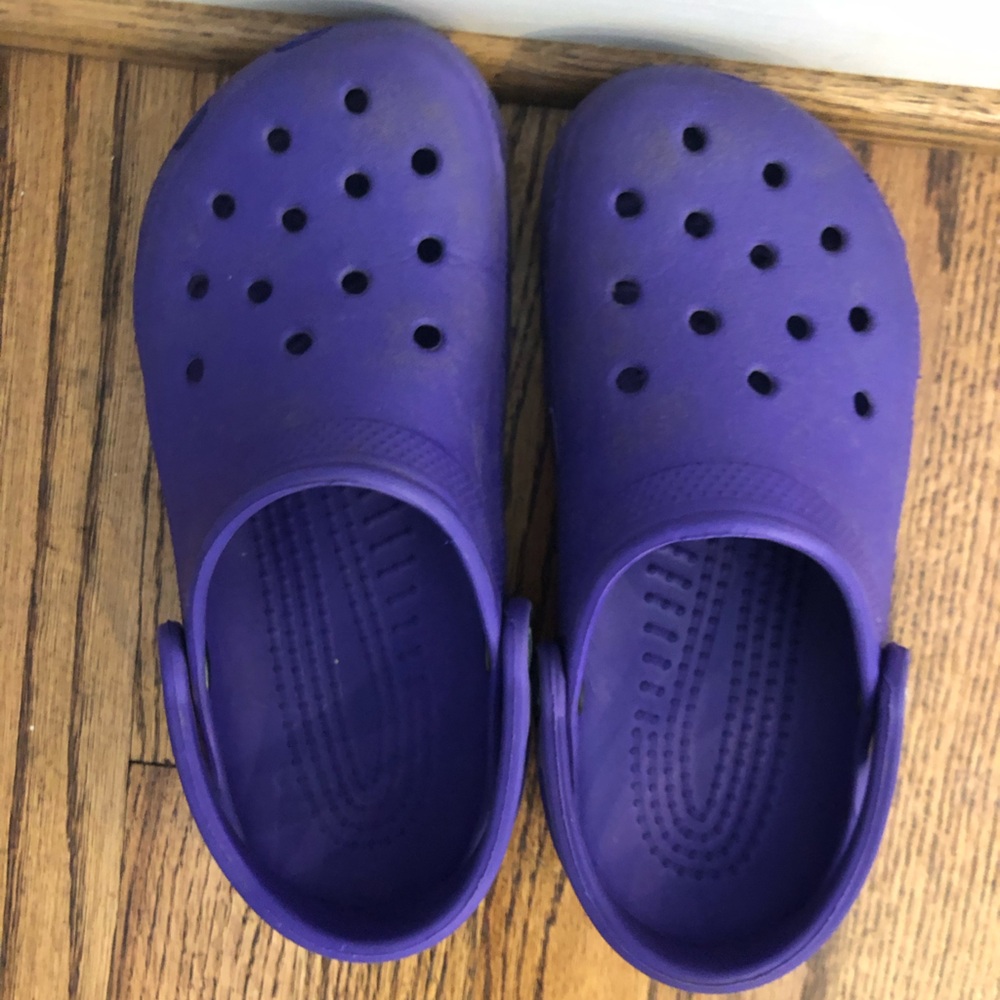 COPY - Gently used crocs,purple